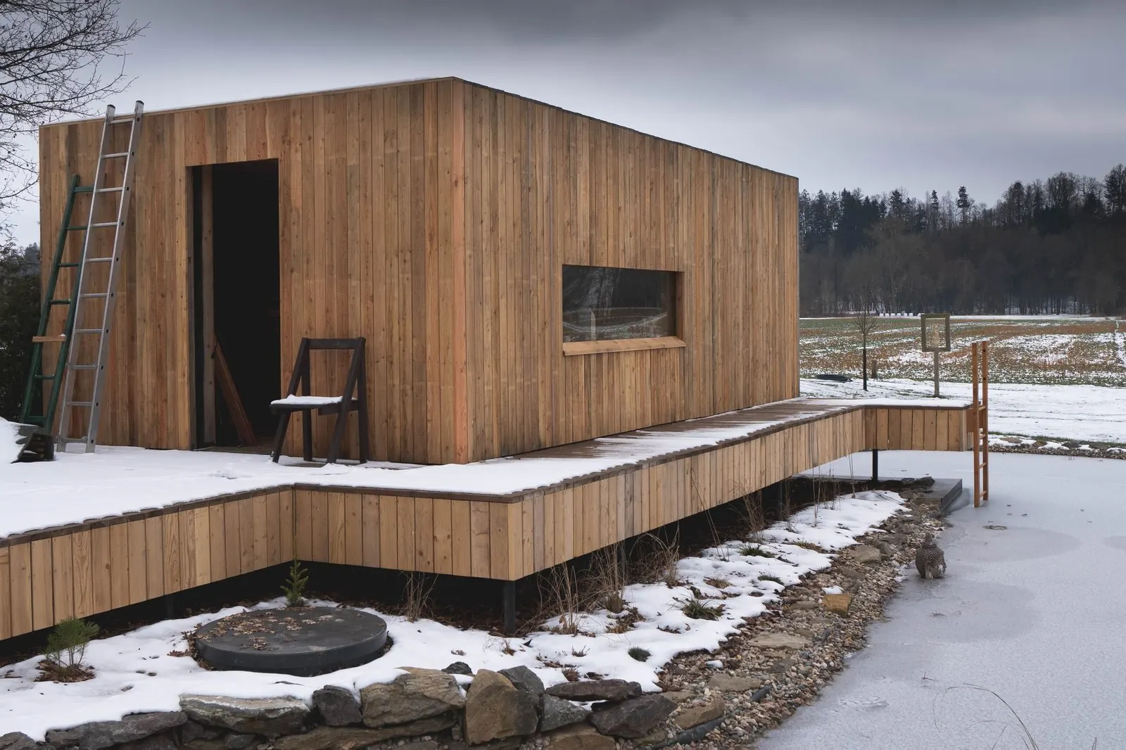 Sauna Synkov — venkovní sauna